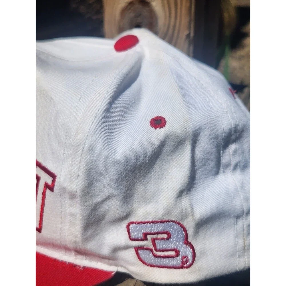 Dale Earnhardt #3 Nascar Competitors View Hat 1999 White Red Snapback Cap